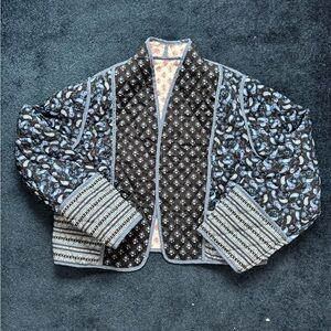 Quilted Reversible Patterned Jacket